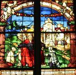 Münster und Augustinermuseum, Kapellenkranz, Glasfenster