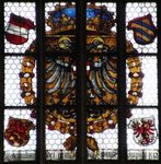 Münster, Chorscheitelfenster, Habsburger Wappen